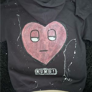 Custom Hand painted sweatshirt by me! Size: M please read mission statement